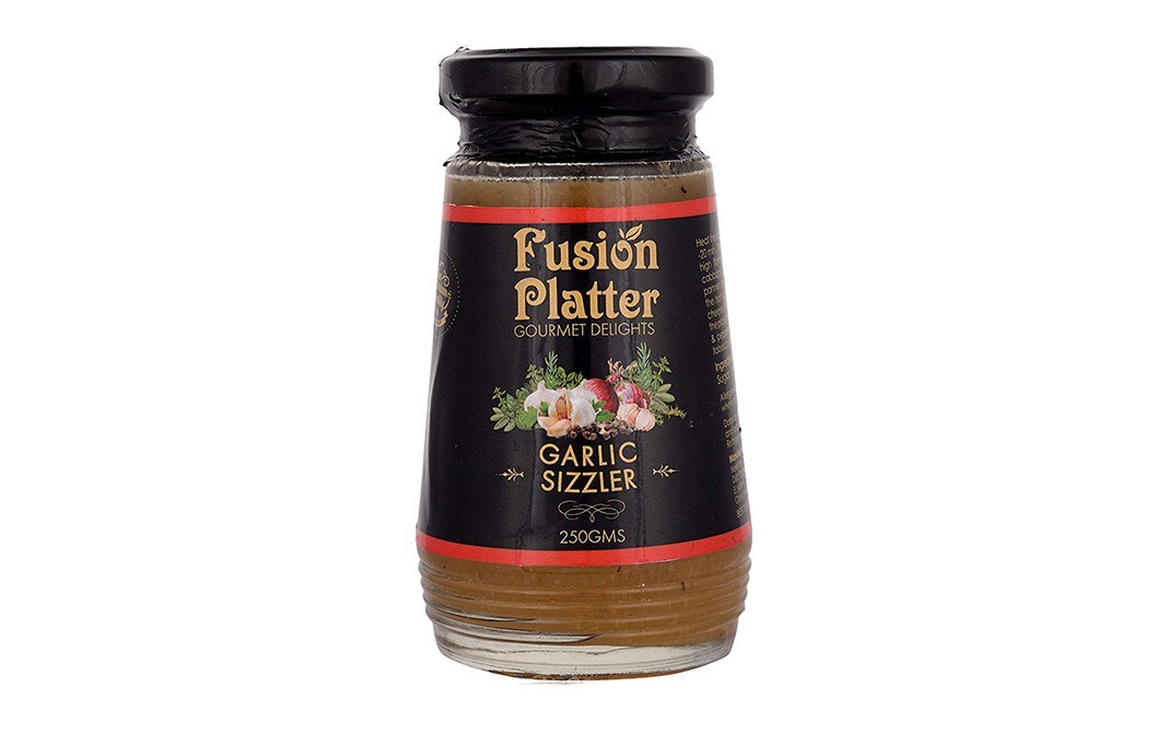 Fusion Platter Garlic Sizzler    Glass Bottle  250 grams